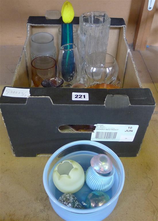 Collection of mixed glassware